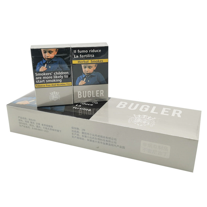 BUGLER CBD CIGARETTES STRAWBERRY FLAVOR