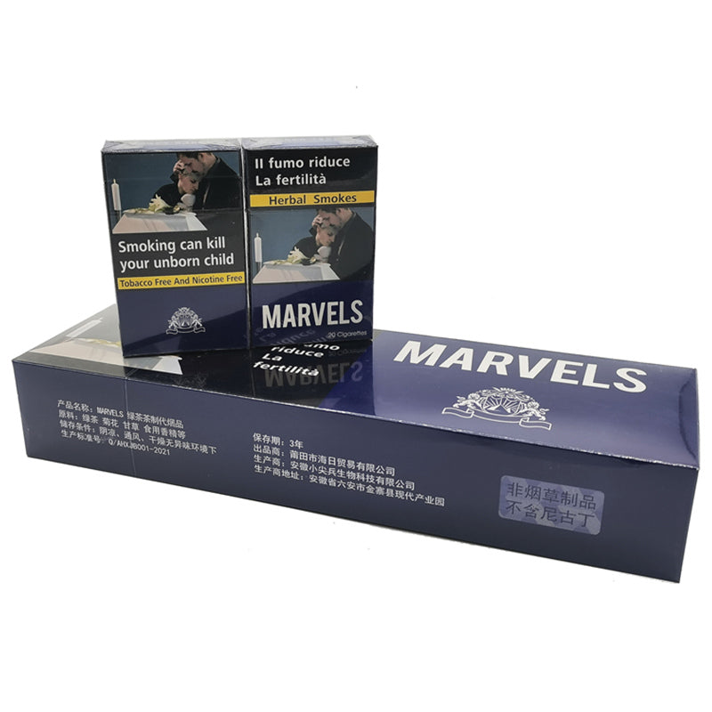 MARVELS CBD CIGARETTES Blueberry Flavor